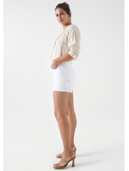 Salsa Jeans dámske biele šortky - 28 (001)