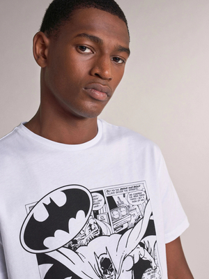 Salsa pánske biele tričko Batman - XXL (0001)