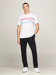 Tommy Hilfiger pánske biele tričko - XXL (YBR)