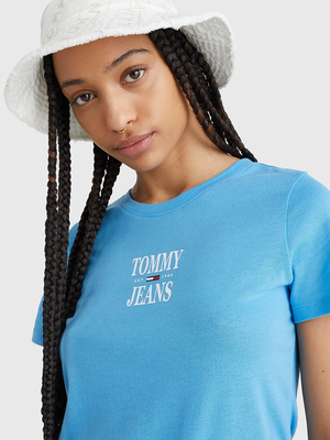 Tommy Jeans dámske modré tričko - M (CY0)