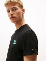 Tommy Jeans pánske čierne tričko - L (BDS)