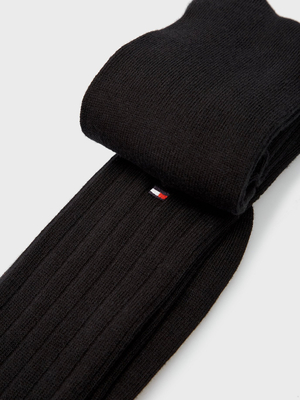 Tommy Hilfiger pánske čierne pnožky 2 pack - 39 (200)