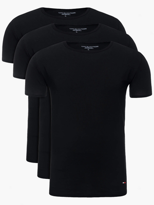 Tommy Hilfiger sada pánskych čiernych tričiek - S (990)