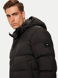 Tommy Hilfiger pánska čierna bunda  - XL (BDS)