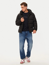 Tommy Hilfiger pánska čierna bunda  - XL (BDS)