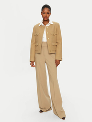 Tommy Hilfiger dámsky béžový prechodný kabátik - 34 (RBL)