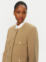 Tommy Hilfiger dámsky béžový prechodný kabátik - 34 (RBL)