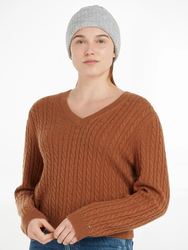 Tommy Hilfiger dámska šedá čiapka - OS (P4A)