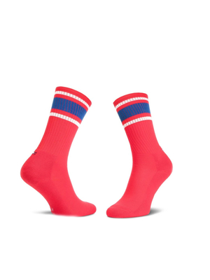 Tommy Hilfiger chlapčenské červeno modré ponožky 2 pack - 27 (563)