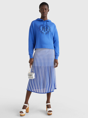 Tommy Hilfiger dámska modrá mikina - XL (C6M)