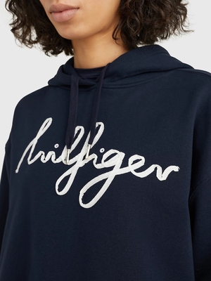 Tommy Hilfiger dámska tmavomodrá mikina - M (DW5)