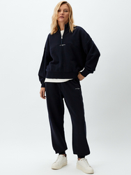 Tommy Hilfiger dámska tmavo modrá mikina - XS (DW5)
