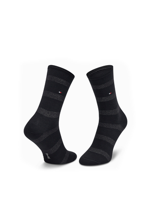 Tommy Hilfiger dámske čierne ponožky 3pack - 35 (001)