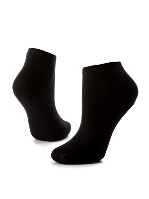 Tommy Hilfiger dámske čierne ponožky 2 pack - 35 (BLACK)
