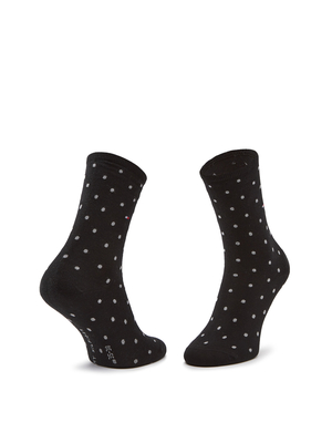Tommy Hilfiger dámske čierne ponožky 2 pack Dot - 35 (001)