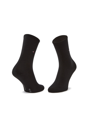 Tommy Hilfiger dámske čierne ponožky 2 pack Dot - 35 (001)