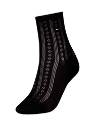Tommy Hilfiger dámske čierne ponožky - 35/38 (BLA)
