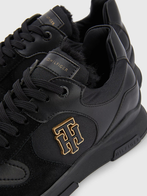 Tommy Hilfiger dámske čierne tenisky - 37 (BDS)