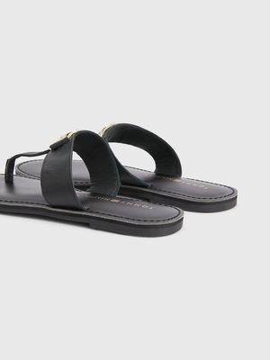 Tommy Hilfiger dámske čierne žabky - 37 (BDS)