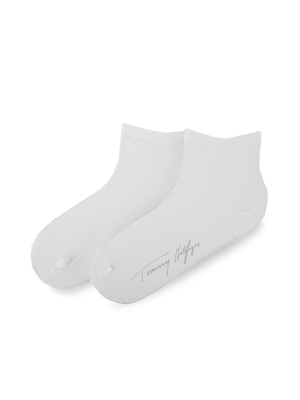 Tommy Hilfiger dámske biele ponožky 2 pack - 35 (WHITE)