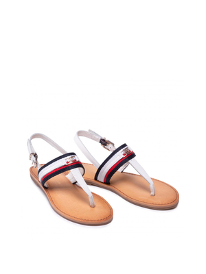 Tommy Hilfiger dámske biele sandále - 36 (YBL)