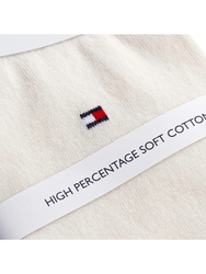 Tommy Hilfiger dámké krémové ponožky - 35 (WHISPER)