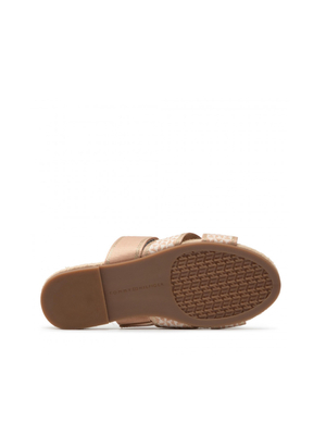 Tommy Hilfiger dámske krémové šľapky - 38 (ABR)