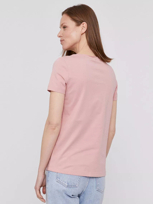 Tommy Hilfiger dámske ružové tričko Box - S (TQS)