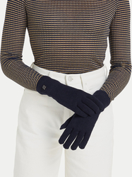 Tommy Hilfiger dámske tmavo modré rukavice - S-M (DW6)