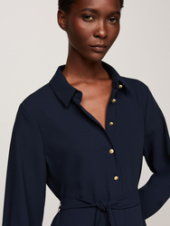 Tommy Hilfiger dámske tmavo modré šaty - 36 (DW5)