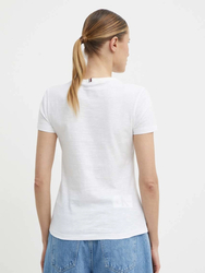 Tommy Hilfiger dámske biele tričko - S (YCF)