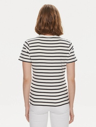 Tommy Hilfiger dámske pruhované tričko - S (0BF)