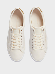 Tommy Hilfiger dámske krémové tenisky - 36 (AEF)