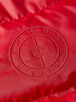 Tommy Hilfiger dámsky červený kabát TYRA - L (XLG)