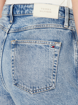 Tommy Hilfiger dámske modré džínsové šortky - 26/NI (1A4)
