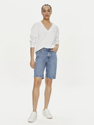 Tommy Hilfiger dámké modré šortky - 25/NI (1A8)