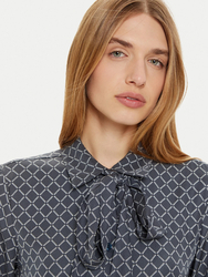Tommy Hilfiger dámska tmavo modrá košeľa - 34/S (0GZ)