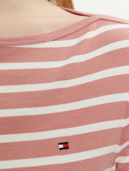 Tommy Hilfiger dámske rúžové tričko  - XS (03C)