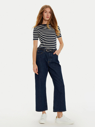 Tommy Hilfiger dámske tmavo modré tričko - L (03Q)