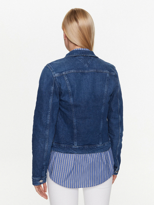 Tommy Hilfiger dámska modrá džínsová bunda - 34 (1A6)