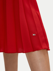 Tommy Hilfiger dámske červené šaty - L/S (XNN)