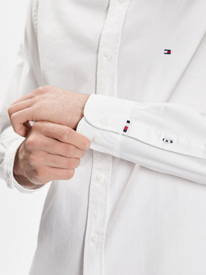 Tommy Hilfiger pánska biela košeľa - XL (YBL)