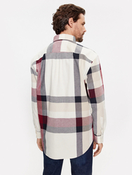 Tommy Hilfiger pánska kockovaná košeľa - XL (0QY)