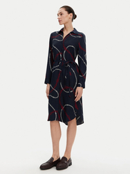 Tommy Hilfiger dámske tmavo modré šaty - 34 (0YH)
