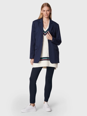 Tommy Hilfiger dámske tmavo modré legíny - 38/R (DW5)