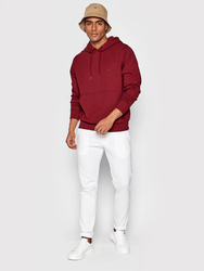 Tommy Hilfiger pánska vínová mikina 1985 Hoody - XL (XJS)