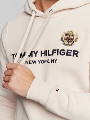 Tommy Hilfiger pánska krémová mikina - L (AF4)