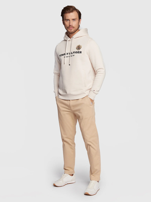 Tommy Hilfiger pánska krémová mikina - L (AF4)