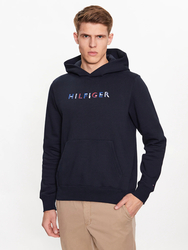 Tommy Hilfiger pánska tmavo modrá mikina - L (DW5)