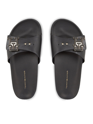Tommy Hilfiger dámske čierne šľapky - 36 (BDS)